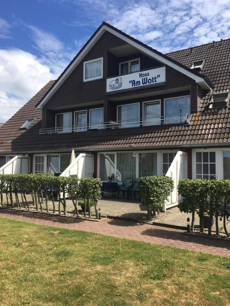 Apartmenthaus Am Watt Buesum Bagian luar foto